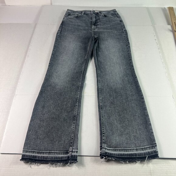 Rag & Bone Jeans Women's 27x26* Casey High Rise Ankle Flare Black Denim Tag 28 - Picture 1 of 16